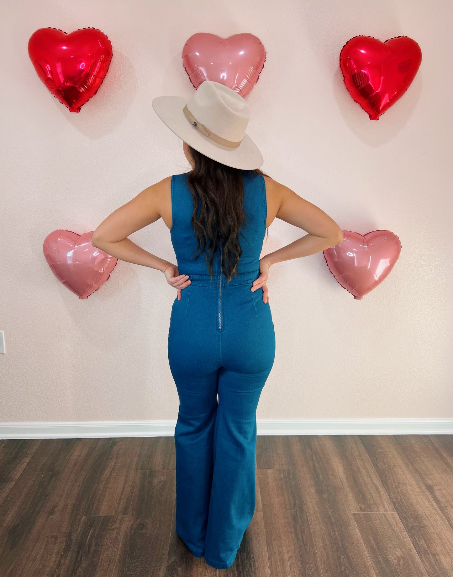 Amelia Jumpsuit in Denim