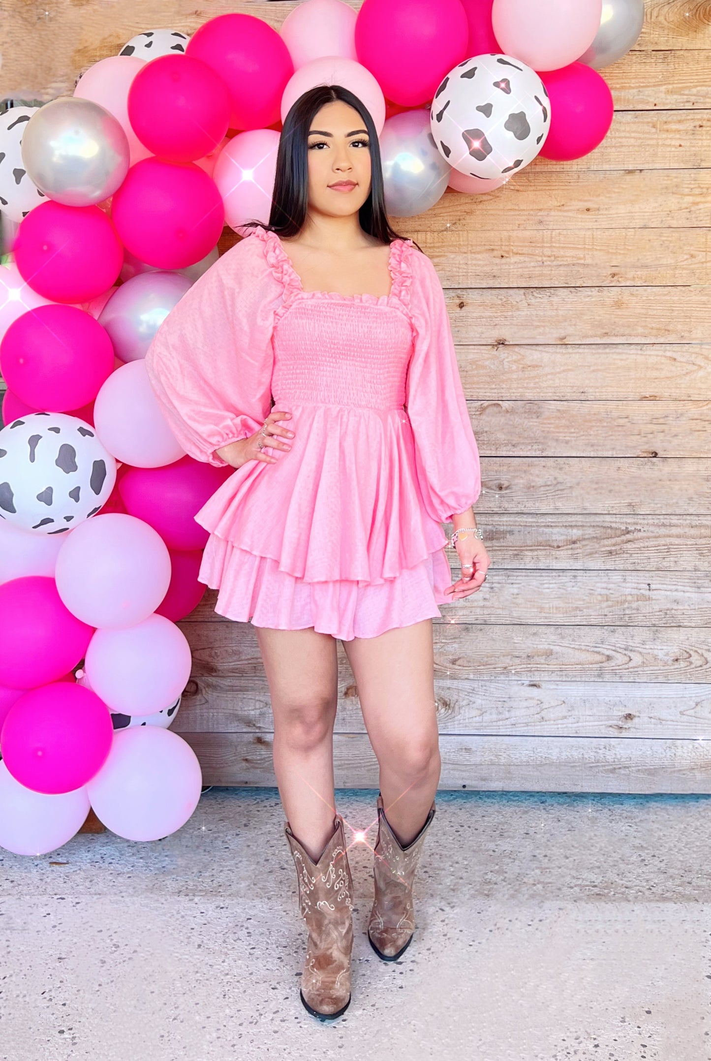 Vanessa Romper in Pink